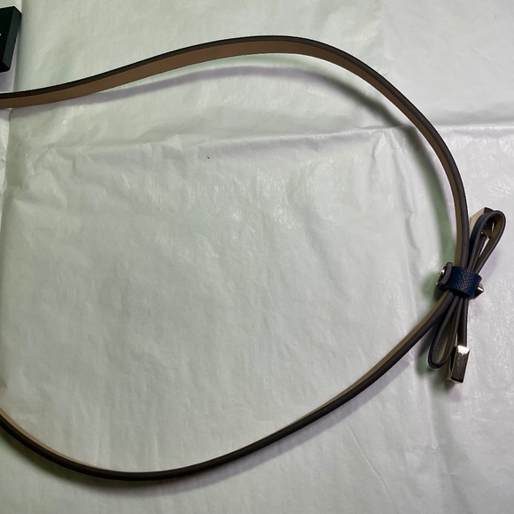 Kate Spade Shoestring Bow Belt - Blazer Blue - NWT - Picture 5 of 14